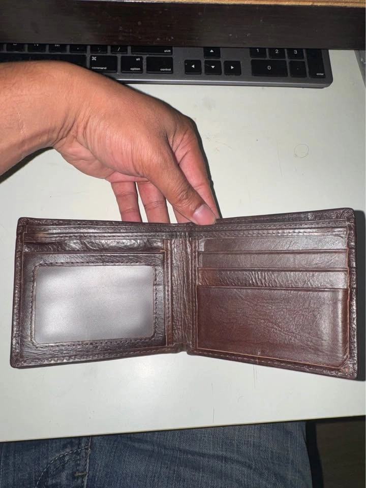 Dark Brown Embossed Dragon Wallet - photo 2
