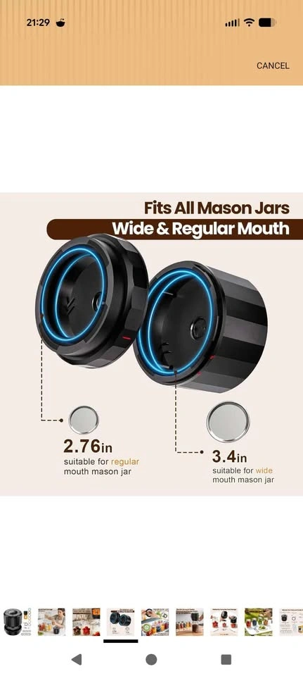 Brand New Mason Jar Vacuum Sealer Kit - photo 3
