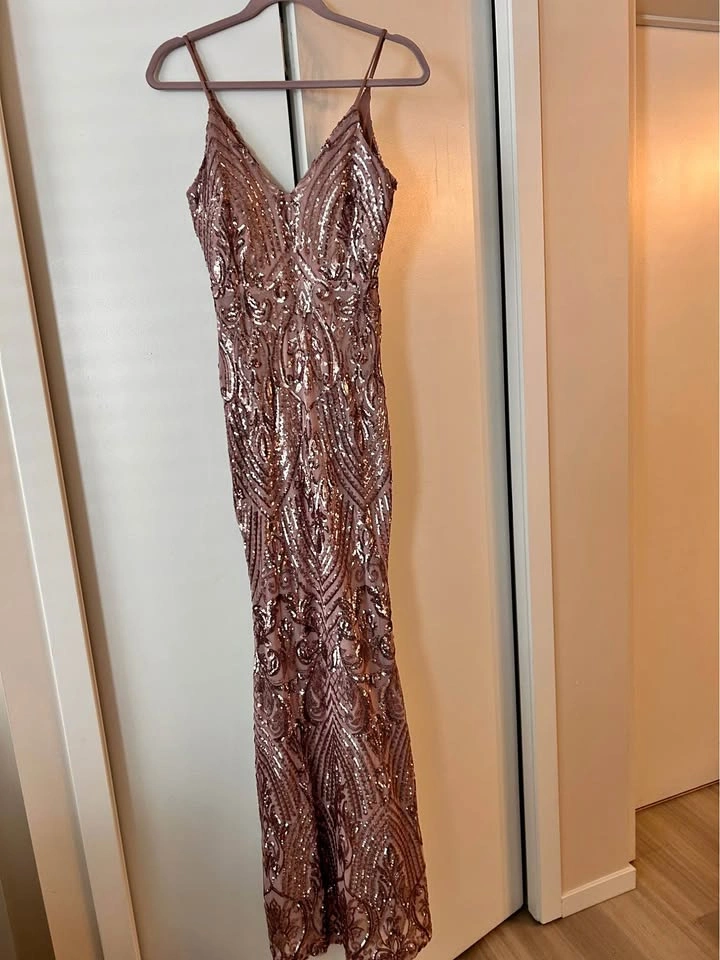 Pink Mermaid Prom/Graduation/Gala Gown