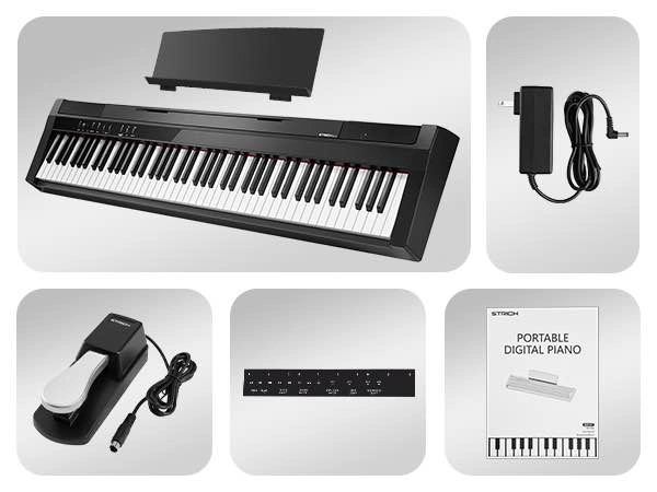 STRICH 88-Key Flagship Digital Piano - Real Hammer Action - photo 5