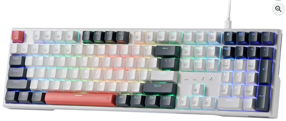 Brand New Redragon K668 RGB Mechanical Gaming Keyboard