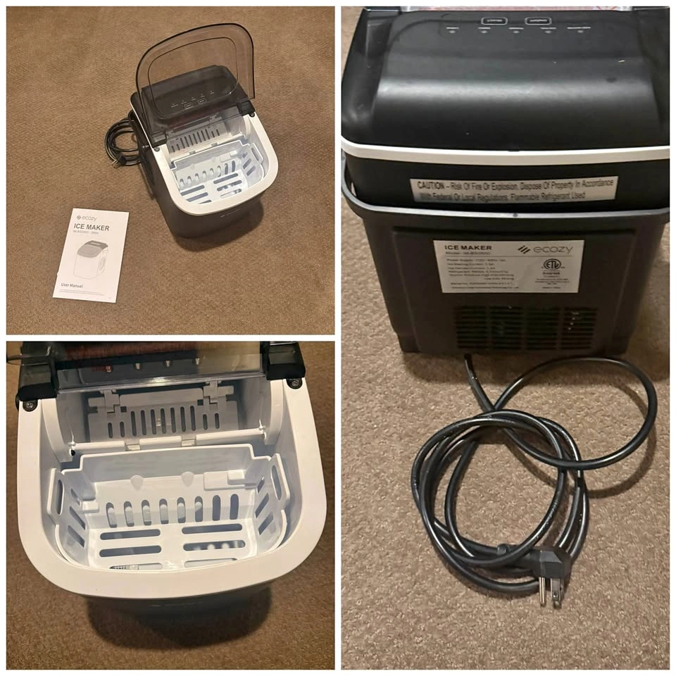 Ecozy portable countertop ice maker