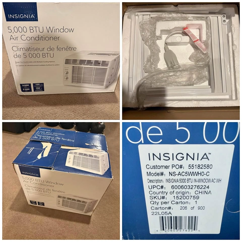 Insignia 5000 BTU Window Air Conditioner