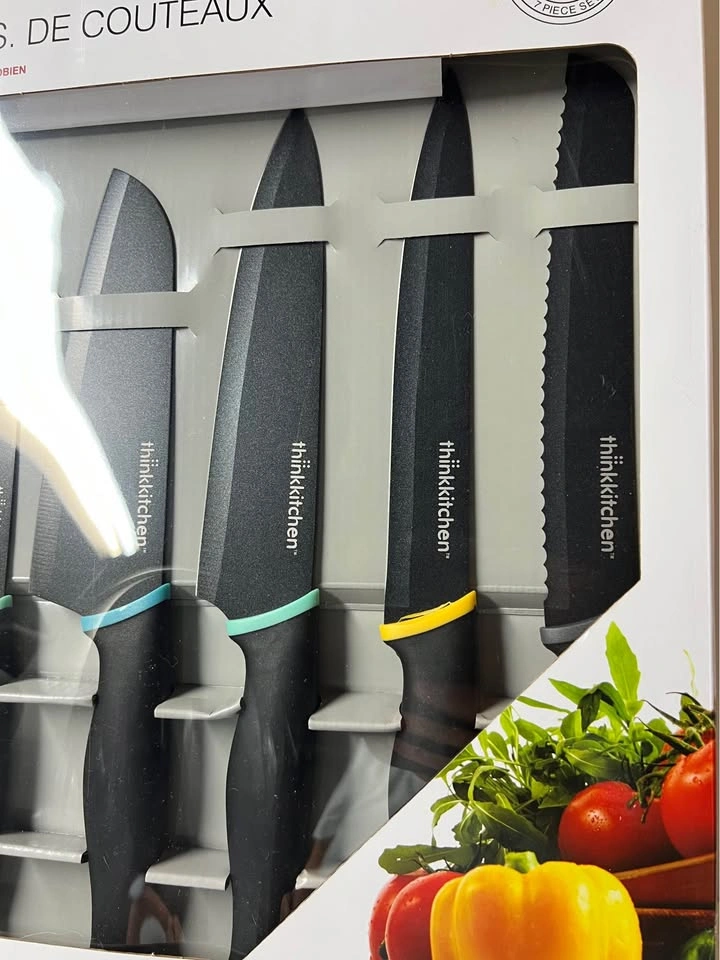 ⚽ 7pc. Knife Set- New - photo 2