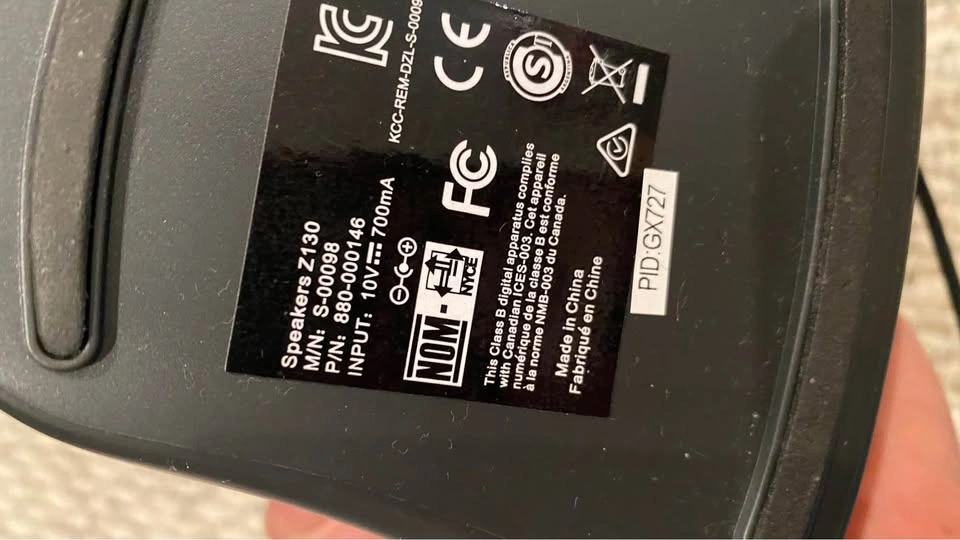 Logitech speakers z130 $15 - photo 2