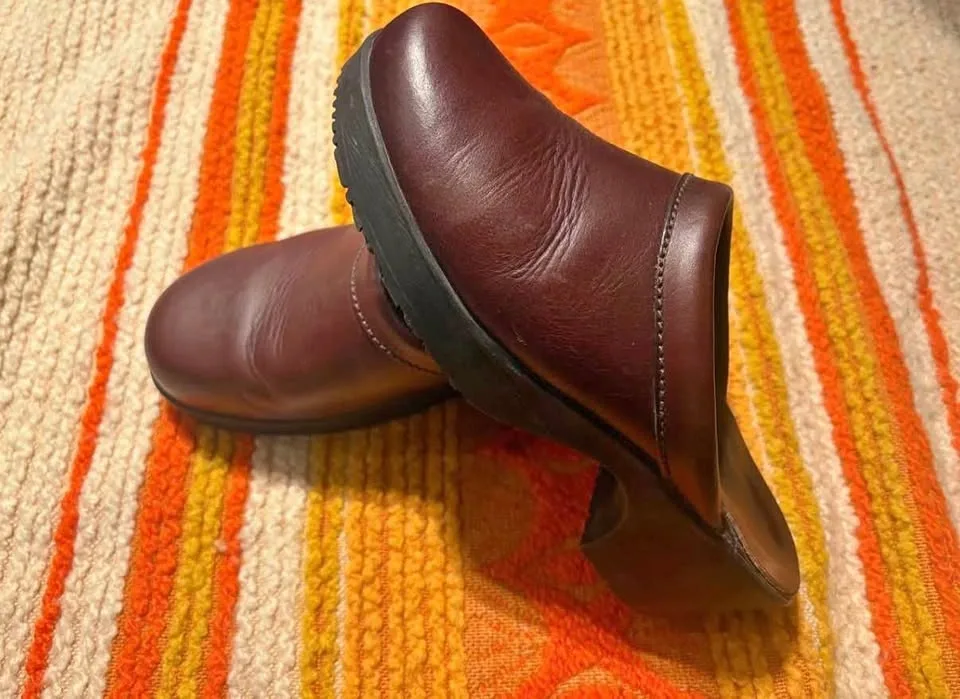 Vintage Roots Leather Mules