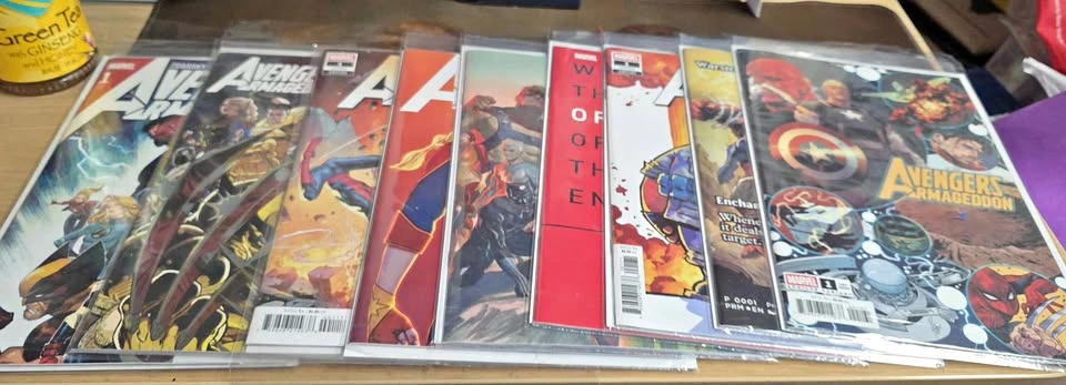 Avengers Armageddon #1 Full set of Variant Covers