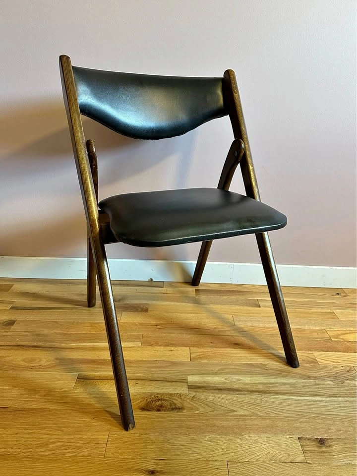 Solid Walnut folding chair