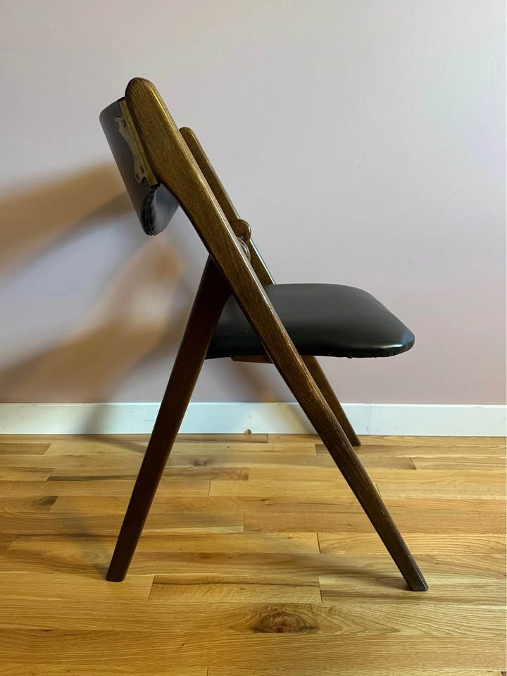Solid Walnut folding chair - photo 2
