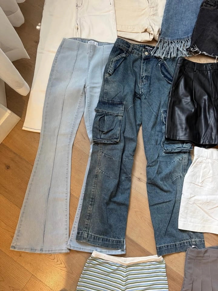Women's Bottoms Clothing Bundle - Jeans, Shorts, and Skirt - photo 2