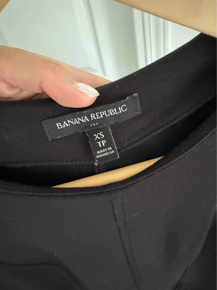 Banana Republic Black Short Sleeve Dress - photo 2