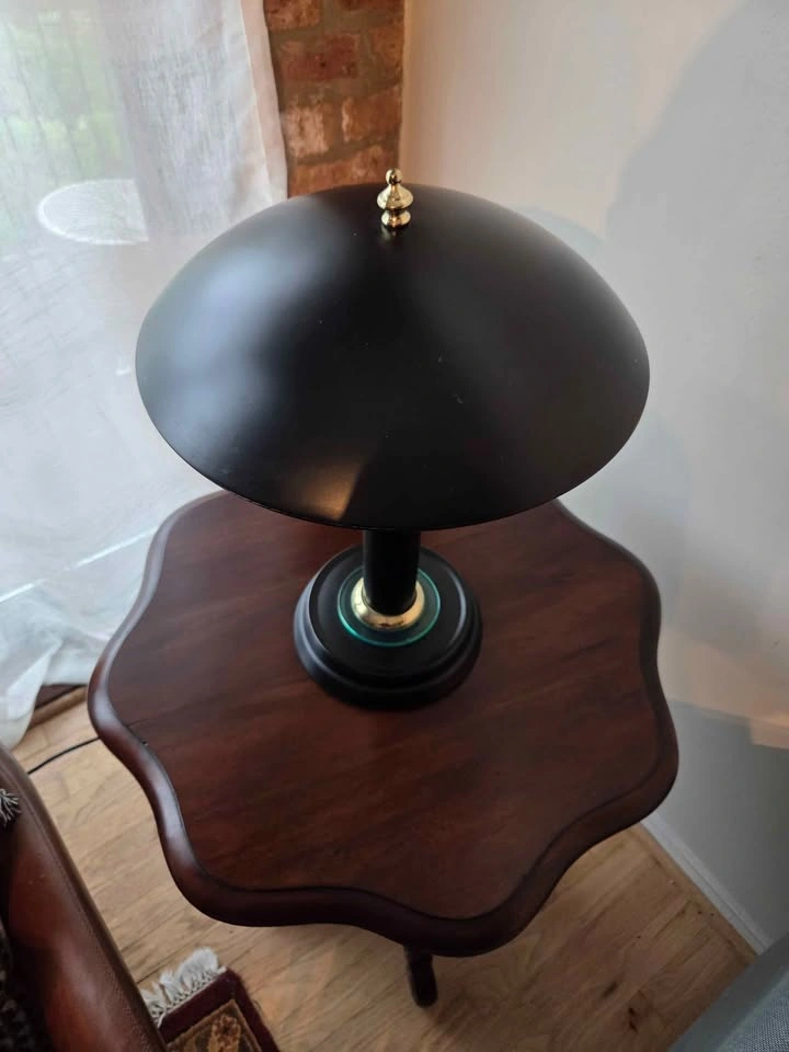 Vintage MCM-style UFO mushroom postmodern touch lamp - photo 3