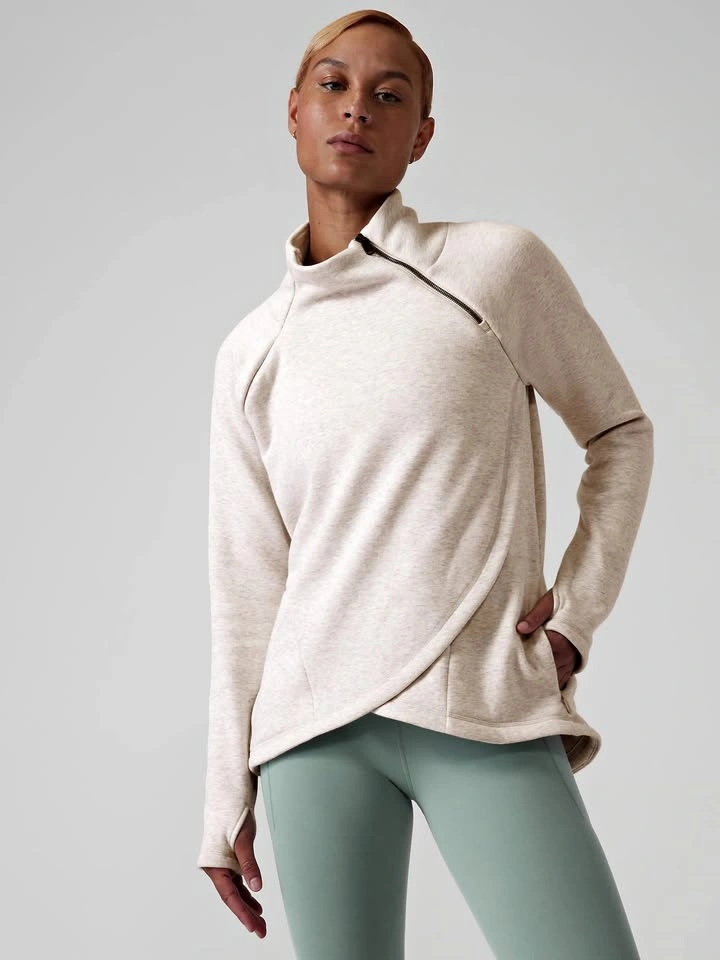 Athleta Bestseller Cozy Karma Asym Pullover ~ MP NEW⚽️