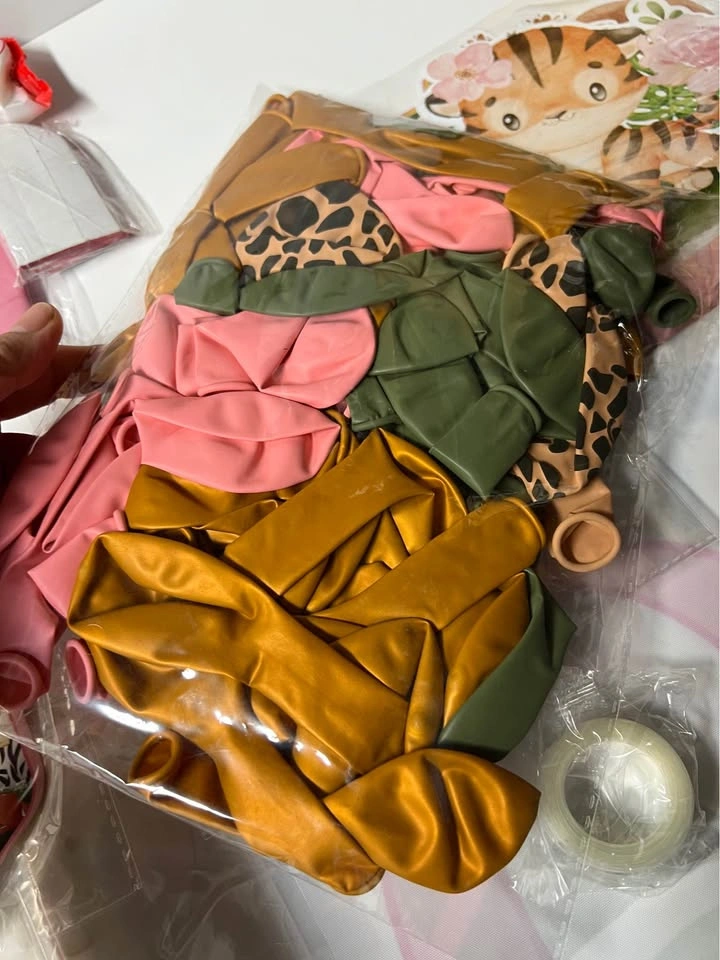 ⚽ Complete Safari 1st Birthday Decorations - New - photo 5