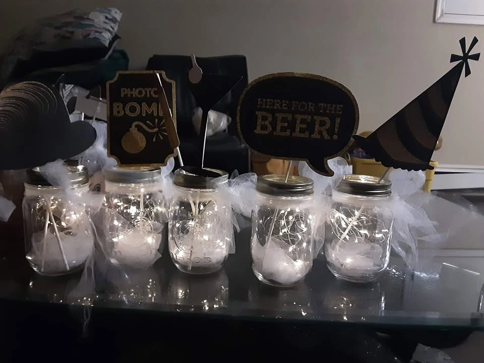 12 Centerpieces with fairy lights for rent - photo 3