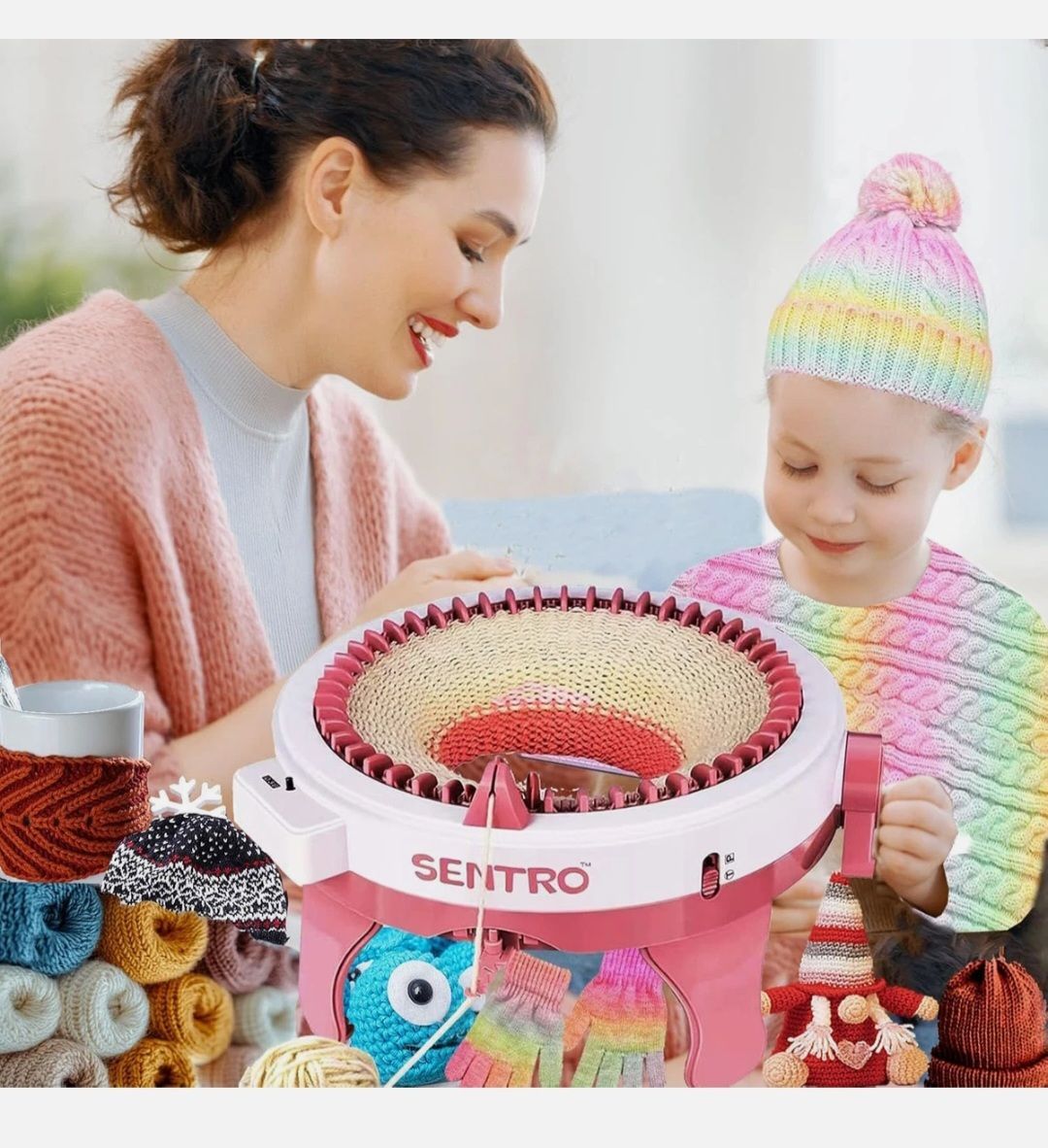 SENTRO Knitting Machine, 48 Needles with Row Counter / NEW - photo 5