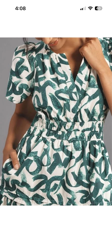 Anthropologie Somerset Poplin Lined Dress ~ Size XS ~ BNWT ⚽️ - photo 2