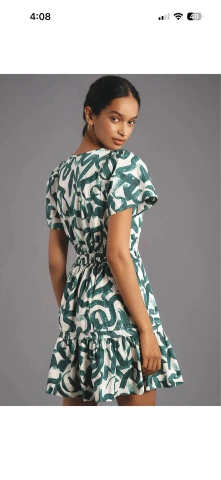 Anthropologie Somerset Poplin Lined Dress ~ Size XS ~ BNWT ⚽️ - photo 3