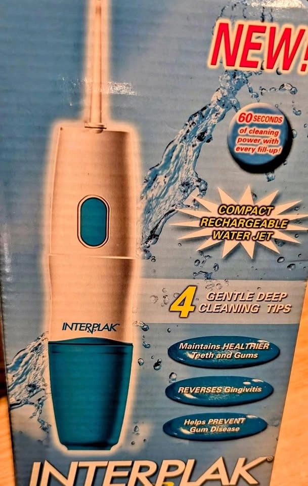 Interplak by Conair Compact Battery Operated Water Flosser