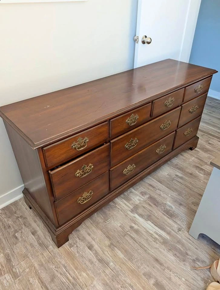 FREE DELIVERY: Long Real Wood Dresser $200 (HRM)