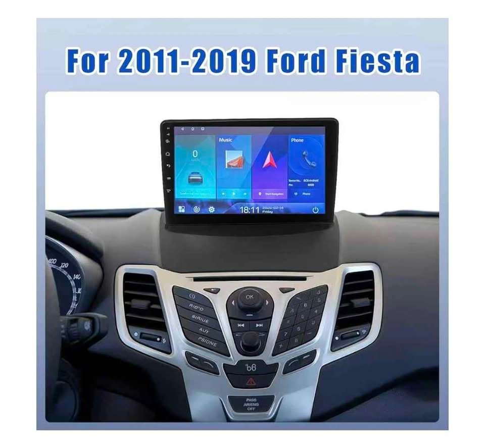 2+64G Car Radio for Ford Fiesta 9-inch Touchscreen - photo 2
