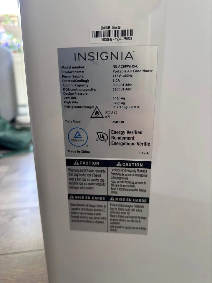 Insignia Portable 8000 BTU Air Conditioner - photo 5