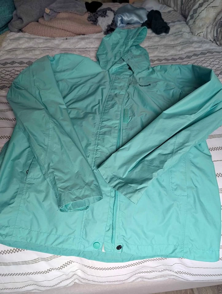 Marmot Windbreaker Rain Jacket Women M Precip Eco
