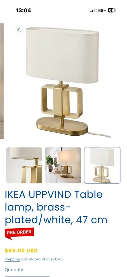 IKEA UPPVIND Table Lamp - photo 2