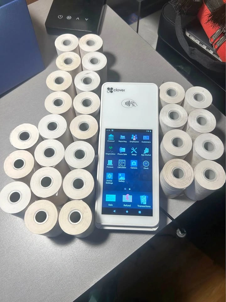 Clover Flex POS + 27 Thermal Paper Rolls