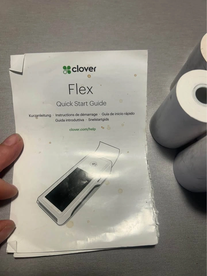 Clover Flex POS + 27 Thermal Paper Rolls - photo 2