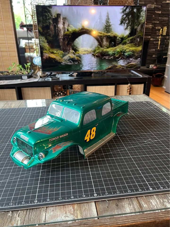 Dodge Power Wagon Custom Paint 1:10 RC Crawler Hard Body - photo 4