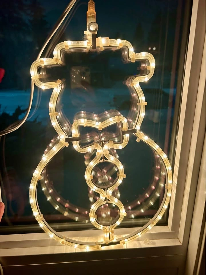 ✨ LED Christmas Rope Lights – Snowman & Ornament - photo 2