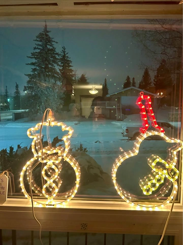 ✨ LED Christmas Rope Lights – Snowman & Ornament - photo 5