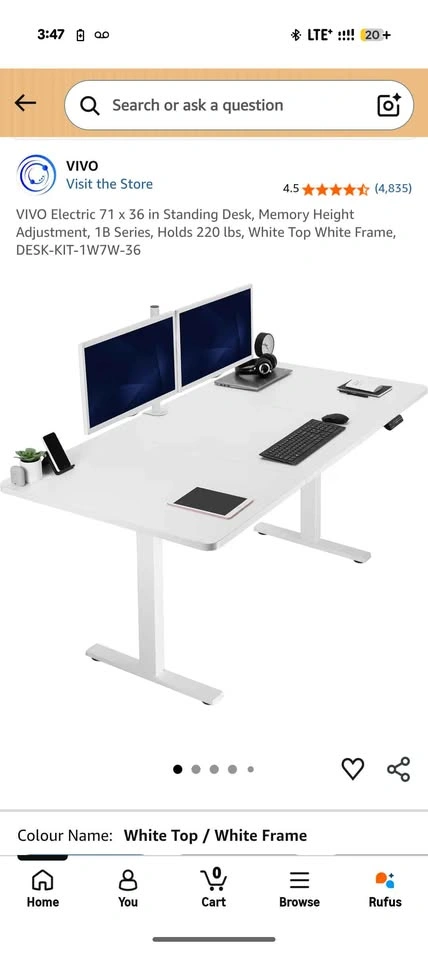 VIVO Electric Standing Desk 71x36 - photo 3