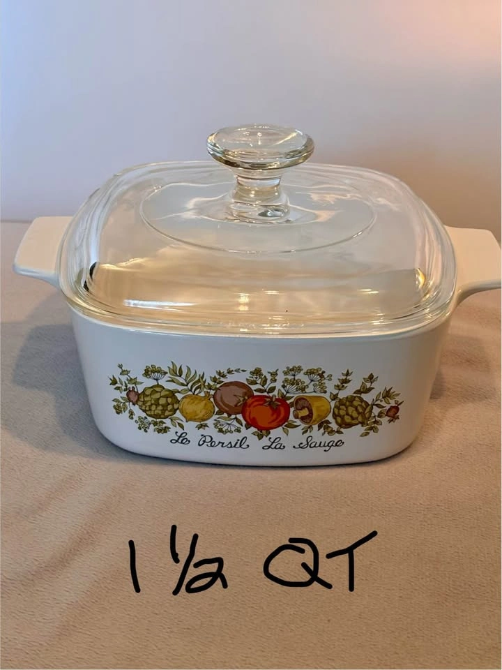 Vintage Corning Ware Spice of Life Casserole Dishes - photo 2