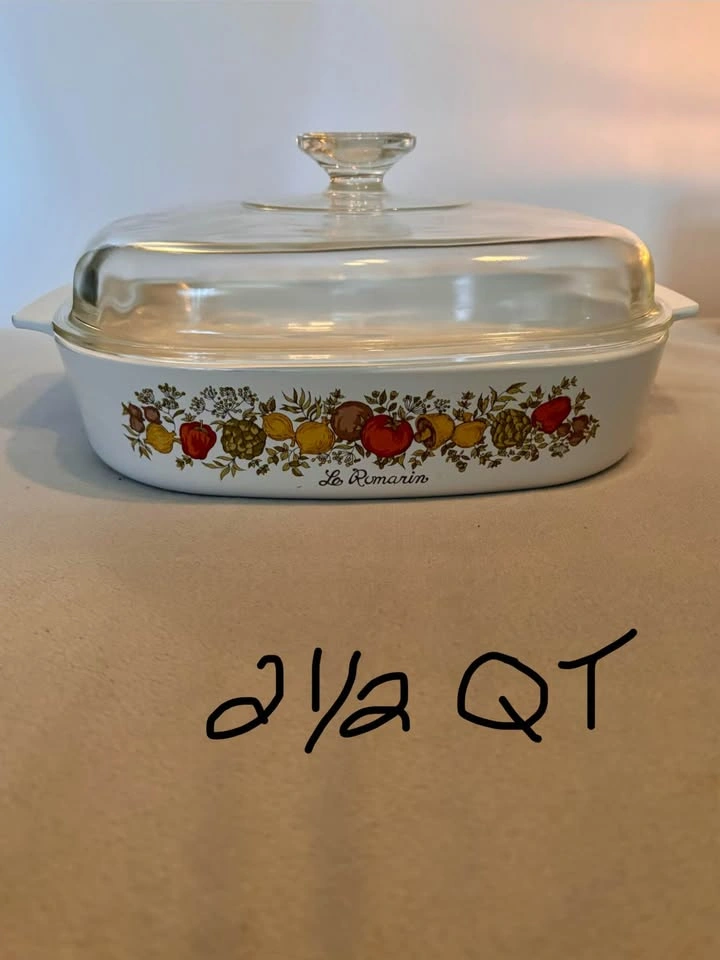 Vintage Corning Ware Spice of Life Casserole Dishes - photo 4