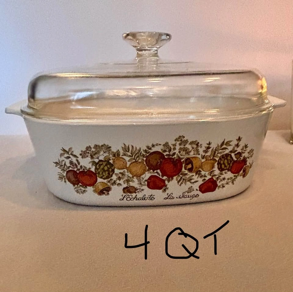 Vintage Corning Ware Spice of Life Casserole Dishes - photo 5