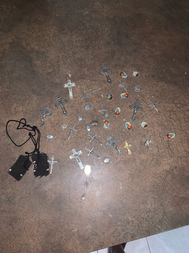 Religious Pendants and Scapular Lot