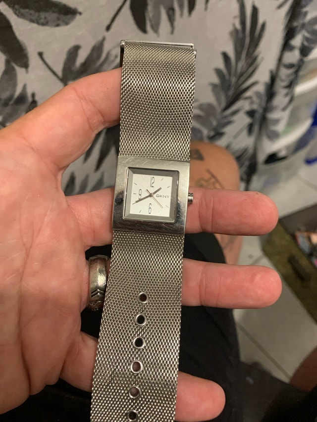 DKNY Stainless Steel Mesh Watch