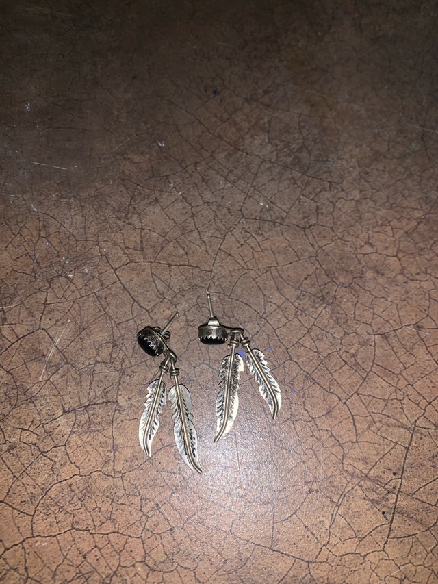 Feather Stud Earrings - photo 2