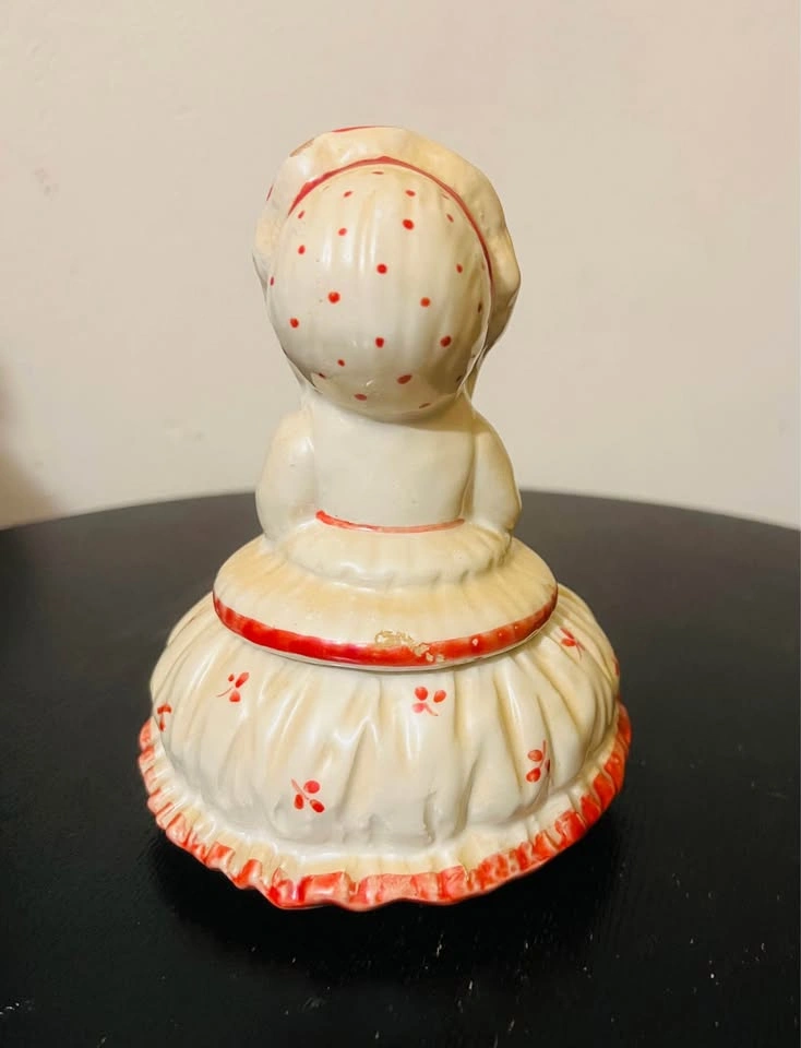 Vintage CADOREY figurine Ceramic Hideaway jar - photo 2