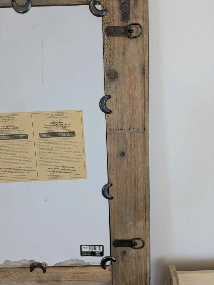 Rectangular Wooden Frame Mirror - photo 4