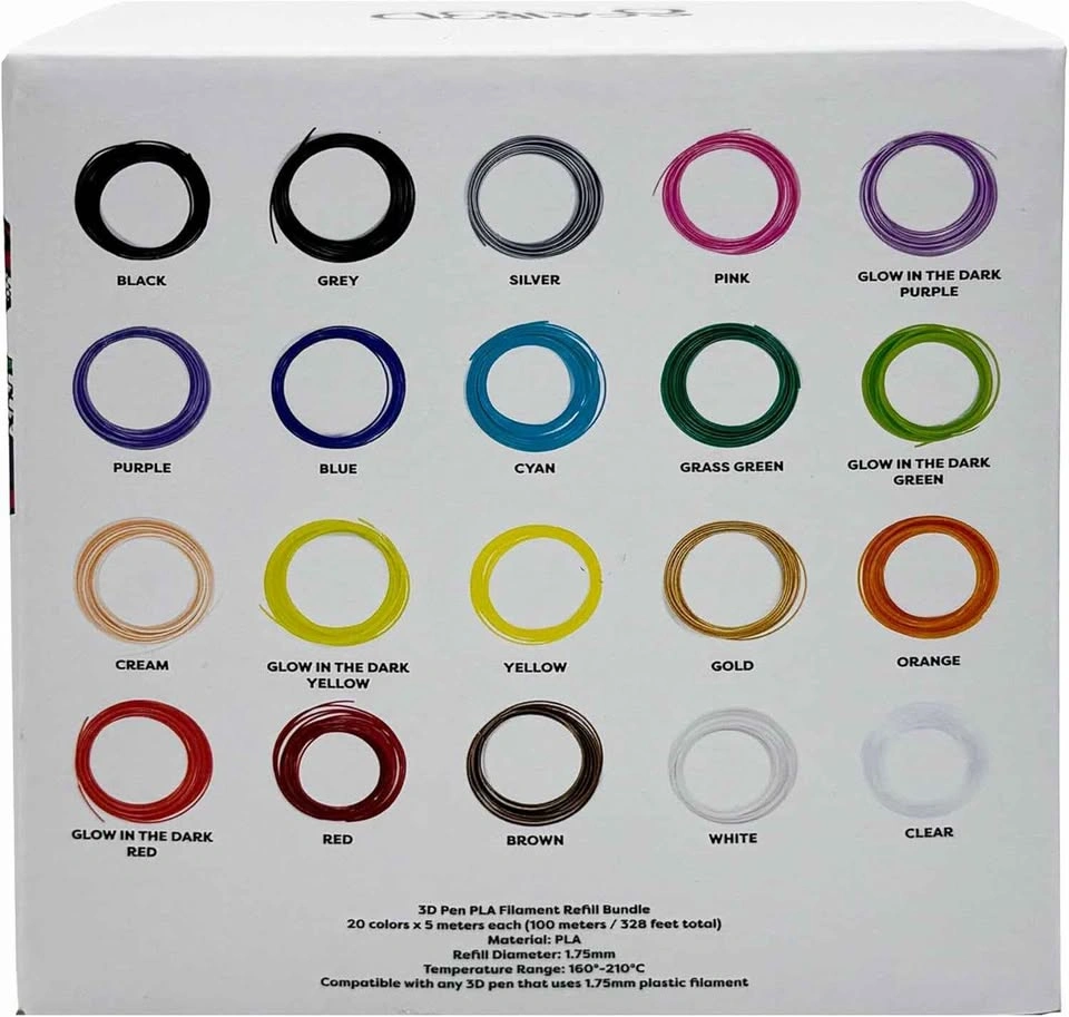🎨 3D Pen Filament Refill Bundle – 15 Colors ✨ - photo 4