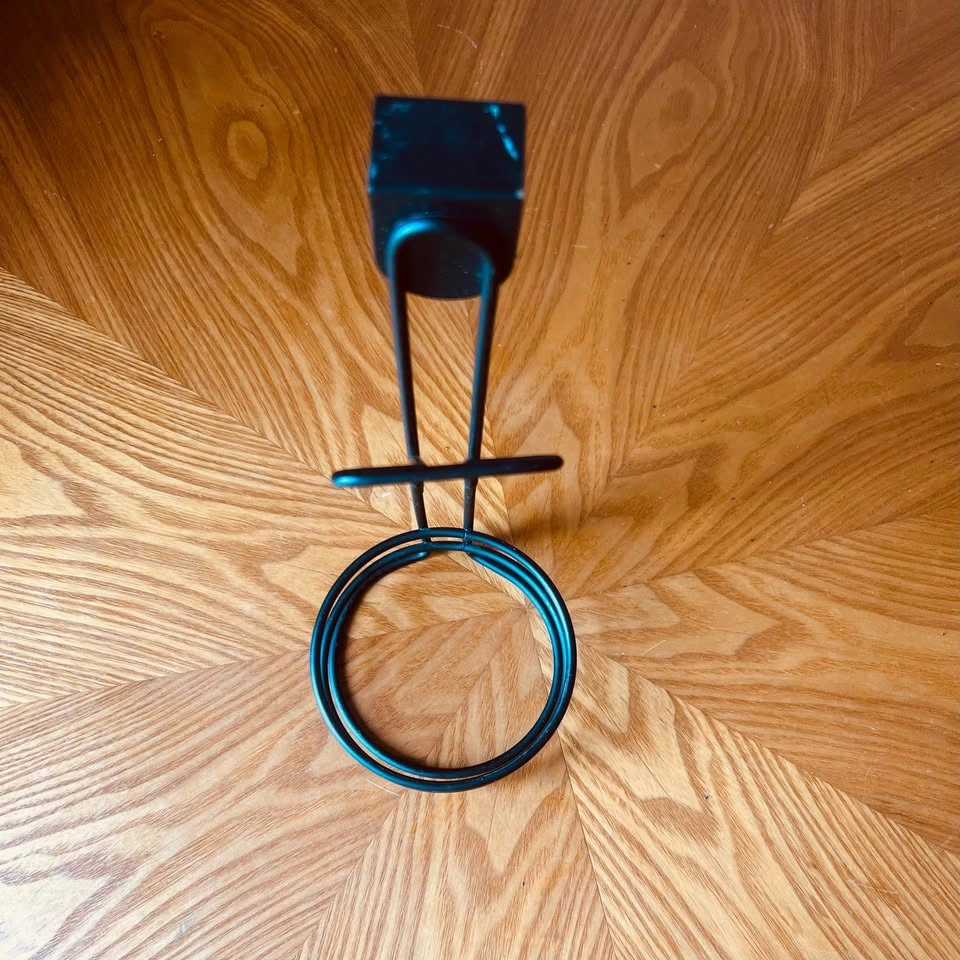 Metal Hair Dryer Holder, Over The Cabinet Door, black - photo 5