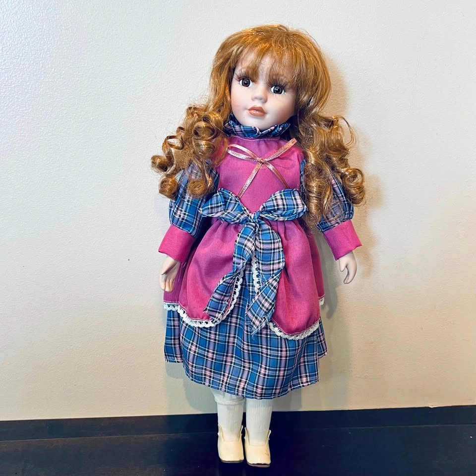 Vintage Porcelain 16” Doll
