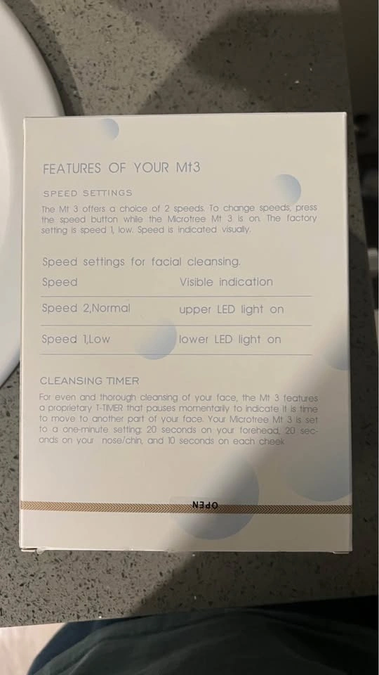 Brand New MicroTree Mt 3 Ultrasonic Facial Cleansing Brush - photo 3