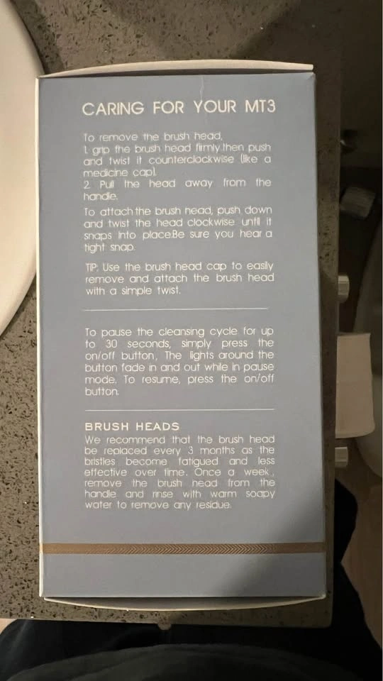 Brand New MicroTree Mt 3 Ultrasonic Facial Cleansing Brush - photo 5