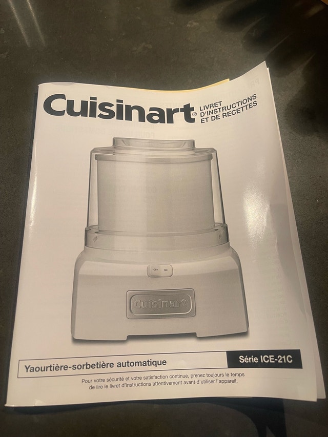 Cuisinart Ice Cream Maker - photo 2