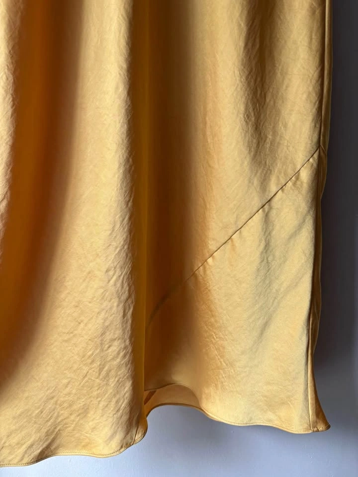 Wilfred Only Slip Dress in Goldie, Size M - photo 2