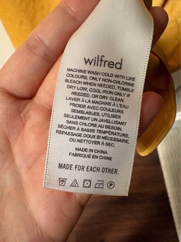 Wilfred Only Slip Dress in Goldie, Size M - photo 5